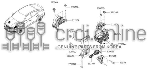 BOLT 82006-89100 8200689100 82006 89100