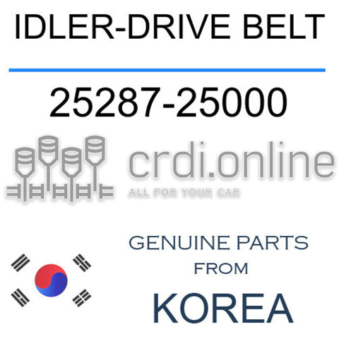 IDLER-DRIVE BELT [ORIGINAL] 25287-25000 2528725000 25287 25000