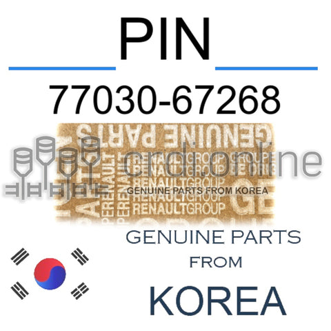 PIN [ORIGINAL] 77030-67268 7703067268 77030 67268