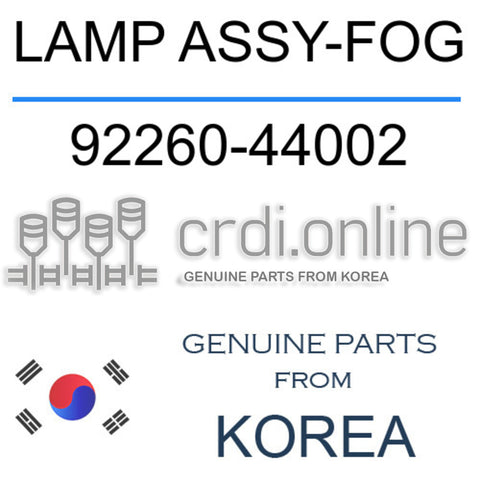 LAMP ASSY-FOG 92260-44002 9226044002 92260 44002