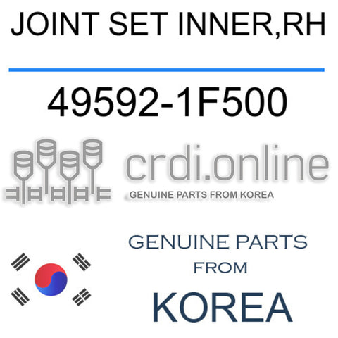 JOINT SET INNER,RH [ORIGINAL] 49592-1F500 495921F500 49592 1F500