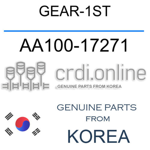 GEAR-1ST AA100-17271 AA10017271 AA100 17271