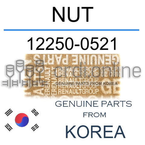 NUT [ORIGINAL] 12250-0521 122500521 12250 0521