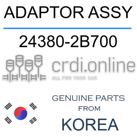 ADAPTOR ASSY 24380-2B700 243802B700 24380 2B700