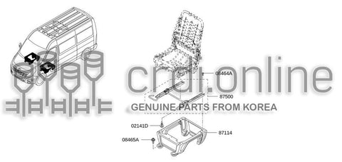 HSG-FRONT SEAT CUSHION 87110-0360R 871100360R 87110 0360R