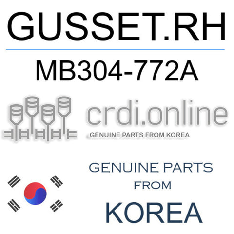 GUSSET.RH MB304-772A MB304772A MB304 772A