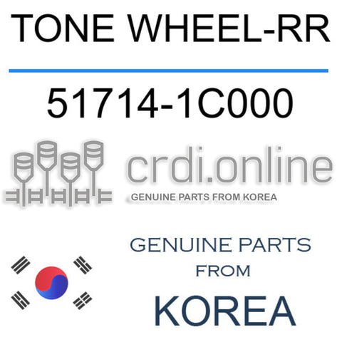 TONE WHEEL-RR 51714-1C000 517141C000 51714 1C000