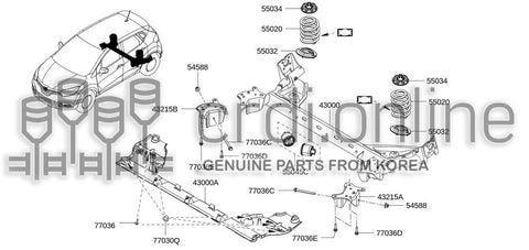 REAR AXLE 55400-1422R 554001422R 55400 1422R