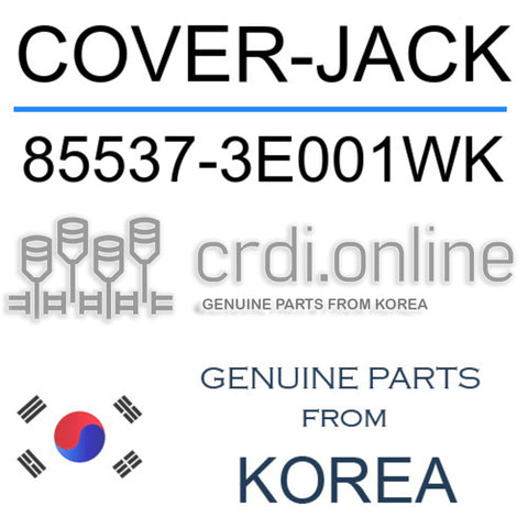 COVER-JACK [ORIGINAL] 85537-3E001WK 855373E001WK 85537 3E001WK