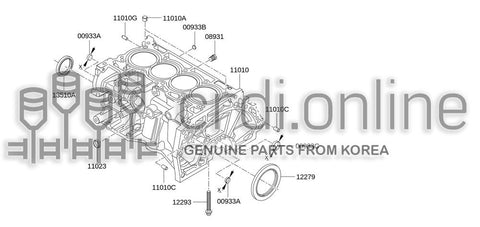 SEAL-OILCRANKSHAFT REAR 77010-65057 7701065057 77010 65057