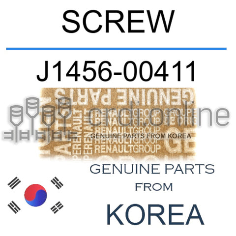 SCREW [ORIGINAL] J1456-00411 J145600411 J1456 00411