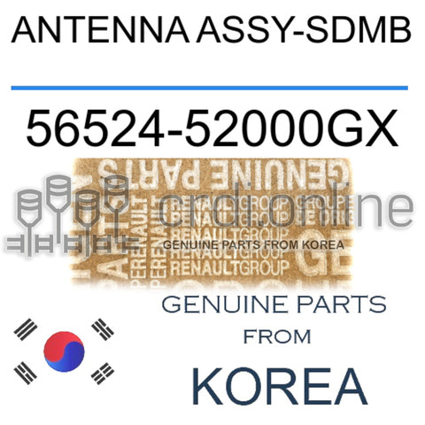 ANTENNA ASSY-SDMB [ORIGINAL] 56524-52000GX 5652452000GX 56524 52000GX