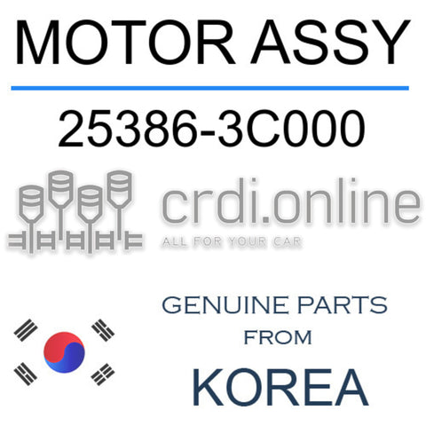 MOTOR ASSY [ORIGINAL] 25386-3C000 253863C000 25386 3C000
