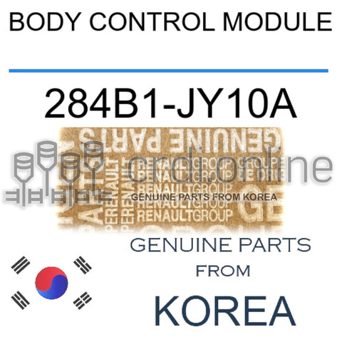 BODY CONTROL MODULE [ORIGINAL] 284B1-JY10A 284B1JY10A 284B1 JY10A