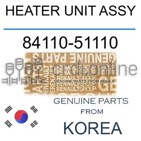 HEATER UNIT ASSY [ORIGINAL] 84110-51110 8411051110 84110 51110