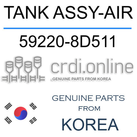 TANK ASSY-AIR [ORIGINAL] 59220-8D511 592208D511 59220 8D511