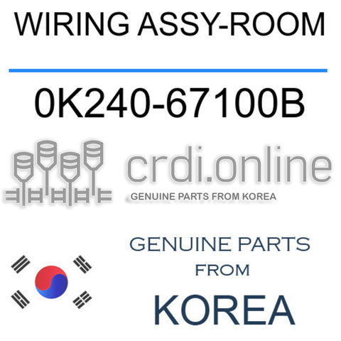 WIRING ASSY-ROOM [ORIGINAL] 0K240-67100B 0K24067100B 0K240 67100B