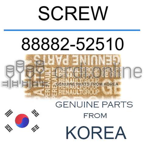 SCREW [ORIGINAL] 88882-52510 8888252510 88882 52510