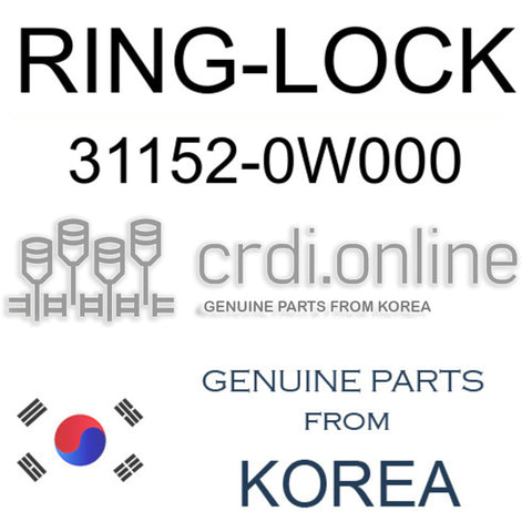 RING-LOCK [ORIGINAL] 31152-0W000 311520W000 31152 0W000