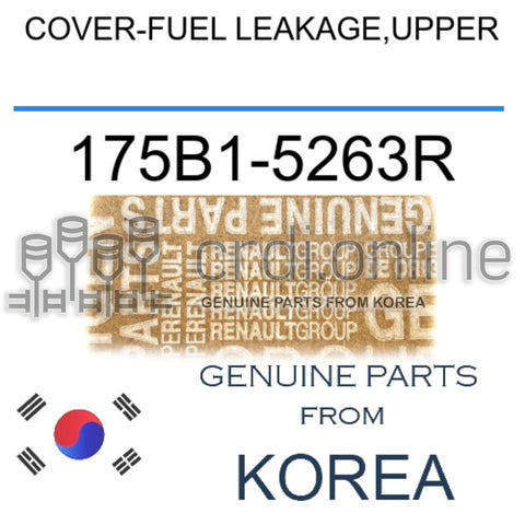 COVER-FUEL LEAKAGE,UPPER [ORIGINAL] 175B1-5263R 175B15263R 175B1 5263R
