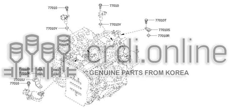 GASKET-SENSOR [ORIGINAL] 77010-65843 7701065843 77010 65843