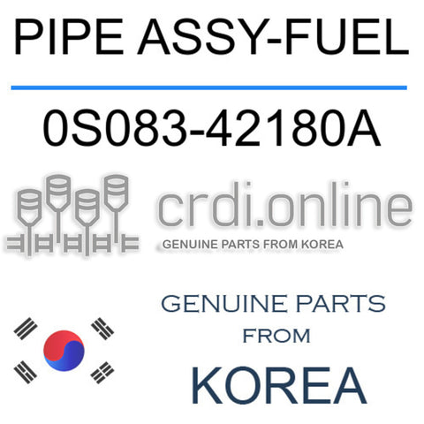 PIPE ASSY-FUEL [ORIGINAL] 0S083-42180A 0S08342180A 0S083 42180A