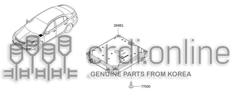 BODY CONTROL MODULE 284B1-3039R 284B13039R 284B1 3039R