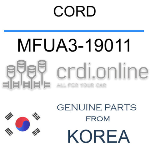 CORD [ORIGINAL] MFUA3-19011 MFUA319011 MFUA3 19011