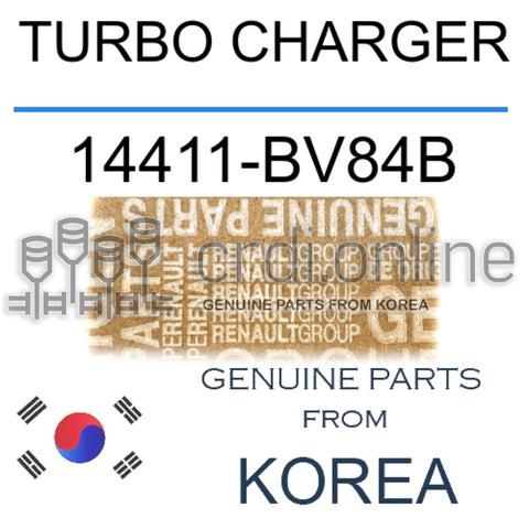 TURBO CHARGER [ORIGINAL] 14411-BV84B 14411BV84B 14411 BV84B