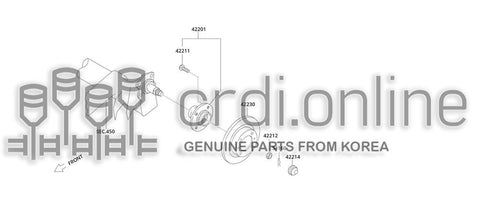DISC-REAR BRAKE 42230-51200 4223051200 42230 51200