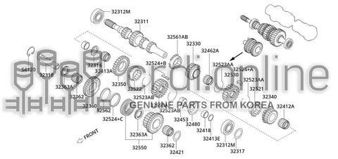 RING-BAULK2ND 32522-15000 3252215000 32522 15000