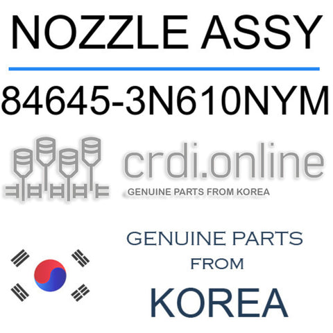 NOZZLE ASSY [ORIGINAL] 84645-3N610NYM 846453N610NYM 84645 3N610NYM