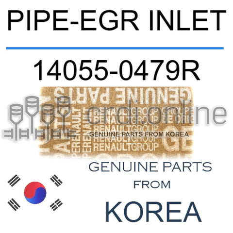 PIPE-EGR INLET [ORIGINAL] 14055-0479R 140550479R 14055 0479R
