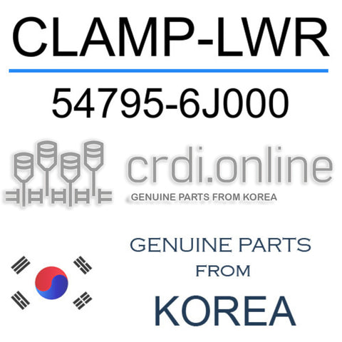CLAMP-LWR [ORIGINAL] 54795-6J000 547956J000 54795 6J000