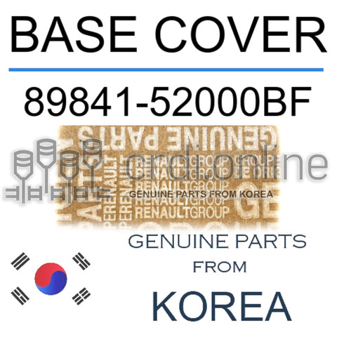 BASE COVER [ORIGINAL] 89841-52000BF 8984152000BF 89841 52000BF