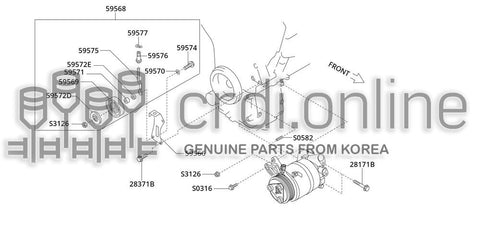 PULLEY ASSY-IDLER 28118-23911 2811823911 28118 23911