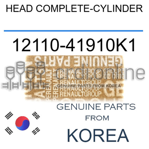 HEAD COMPLETE-CYLINDER [ORIGINAL] 12110-41910K1 1211041910K1 12110 41910K1