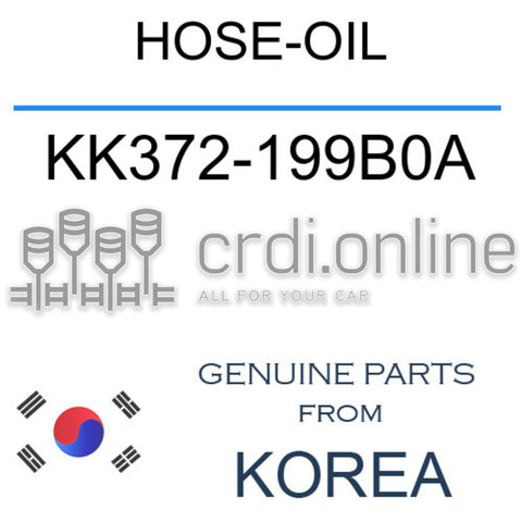 HOSE-OIL [ORIGINAL] KK372-199B0A KK372199B0A KK372 199B0A