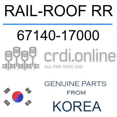 RAIL-ROOF RR [ORIGINAL] 67140-17000 6714017000 67140 17000
