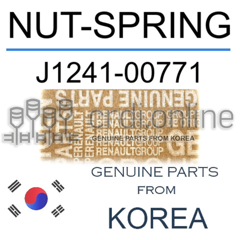 NUT-SPRING [ORIGINAL] J1241-00771 J124100771 J1241 00771
