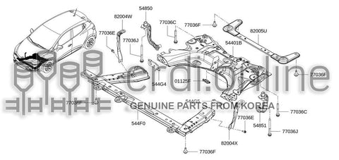 ROD-FR ATCHRH 54317-1370R 543171370R 54317 1370R