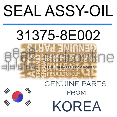 SEAL ASSY-OIL [ORIGINAL] 31375-8E002 313758E002 31375 8E002