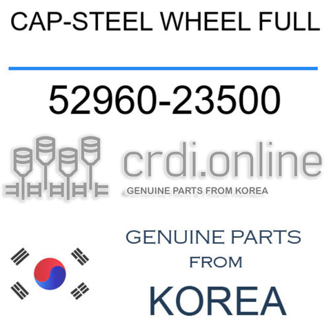 CAP-STEEL WHEEL FULL [ORIGINAL] 52960-23500 5296023500 52960 23500