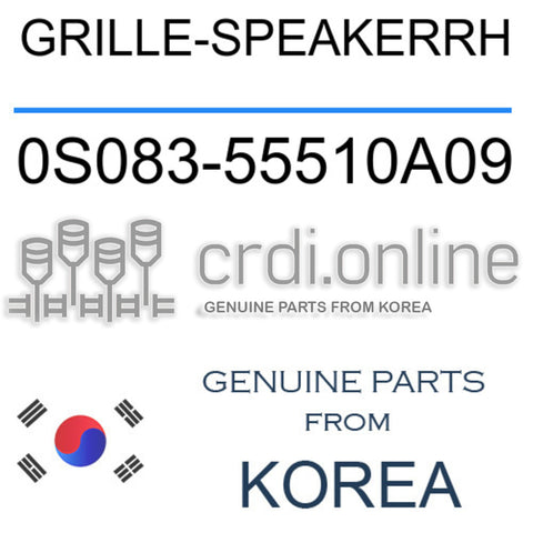 GRILLE-SPEAKERRH [ORIGINAL] 0S083-55510A09 0S08355510A09 0S083 55510A09