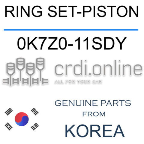 RING SET-PISTON [ORIGINAL] 0K7Z0-11SDY 0K7Z011SDY 0K7Z0 11SDY