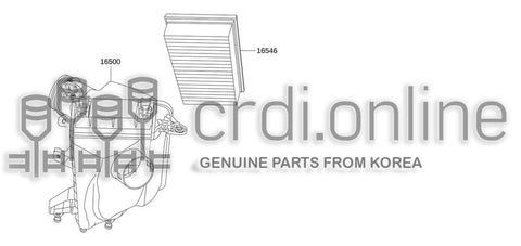 ELEMENT ASSY 16546-8430R 165468430R 16546 8430R