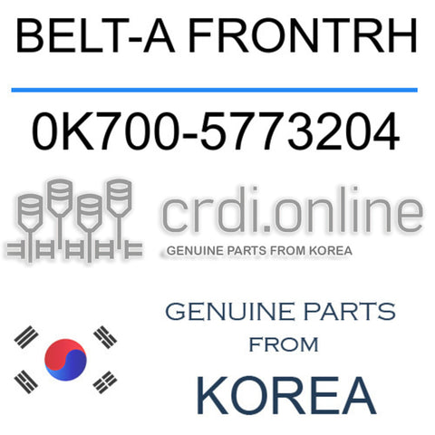 BELT-A FRONTRH 0K700-5773204 0K7005773204 0K700 5773204