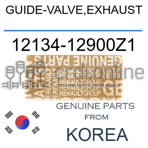 GUIDE-VALVE,EXHAUST [ORIGINAL] 12134-12900Z1 1213412900Z1 12134 12900Z1