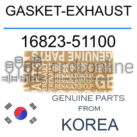 GASKET-EXHAUST [ORIGINAL] 16823-51100 1682351100 16823 51100