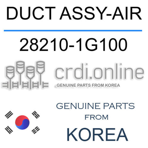 DUCT ASSY-AIR [ORIGINAL] 28210-1G100 282101G100 28210 1G100